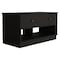 Tuhome Hamilton Storage Bench, Two Open Shelves, Two Drawers, Black ZLW7111 - alternate 4